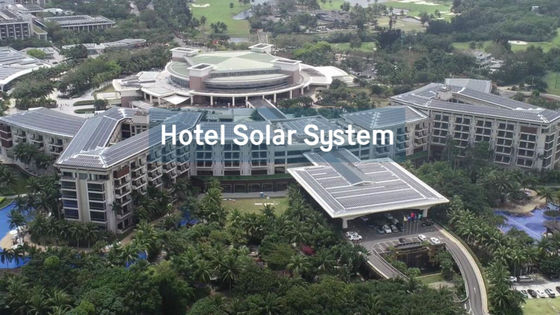 Commercial Distributed Rooftop Solar System-Hotel